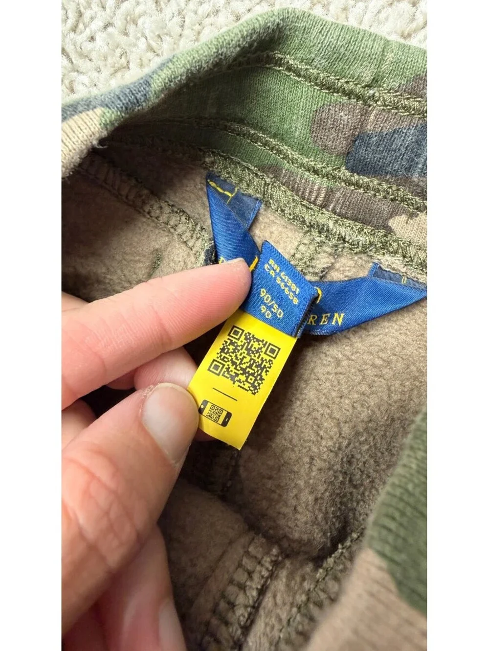 Polo Ralph Lauren Toddler Camouflage Fleece Jogger Pants 2T/2 Years